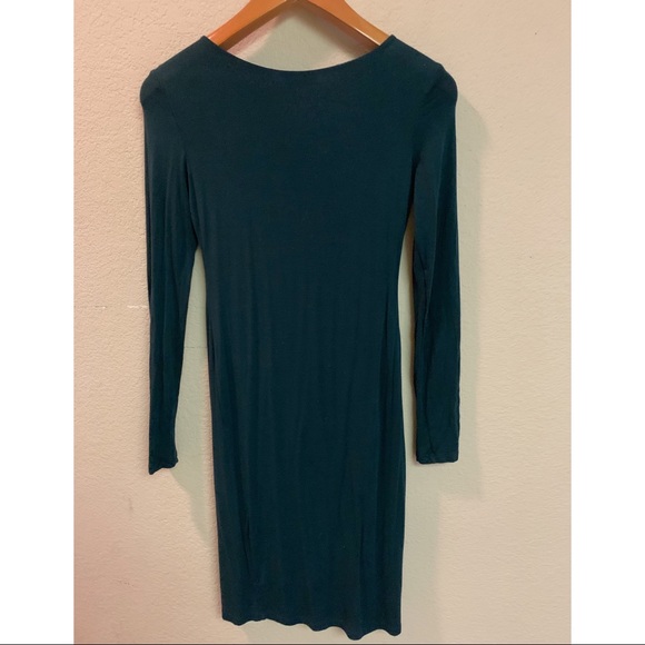 Long Sleeve Cutout Front Dress - Picture 2 of 3